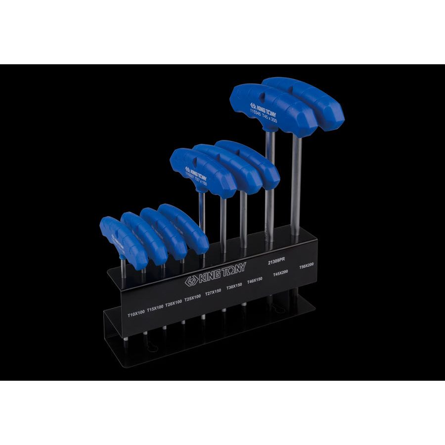 KING TONY Profi-Werkzeuge - TORX®- T-Schraubendreher-Set - 8 tlg. 21309PR