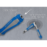 KING TONY Profi-Werkzeuge - 1/4 Griff für Steckschlüssel-Schraubendreher 2176DF