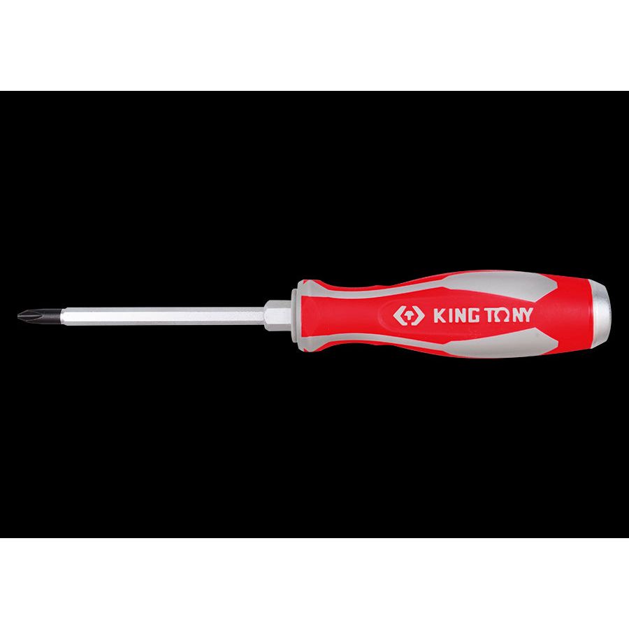 KING TONY Profi-Werkzeuge - PHILLIPS®-Schraubendreher, durchgehende Klinge - PH1 14610103R