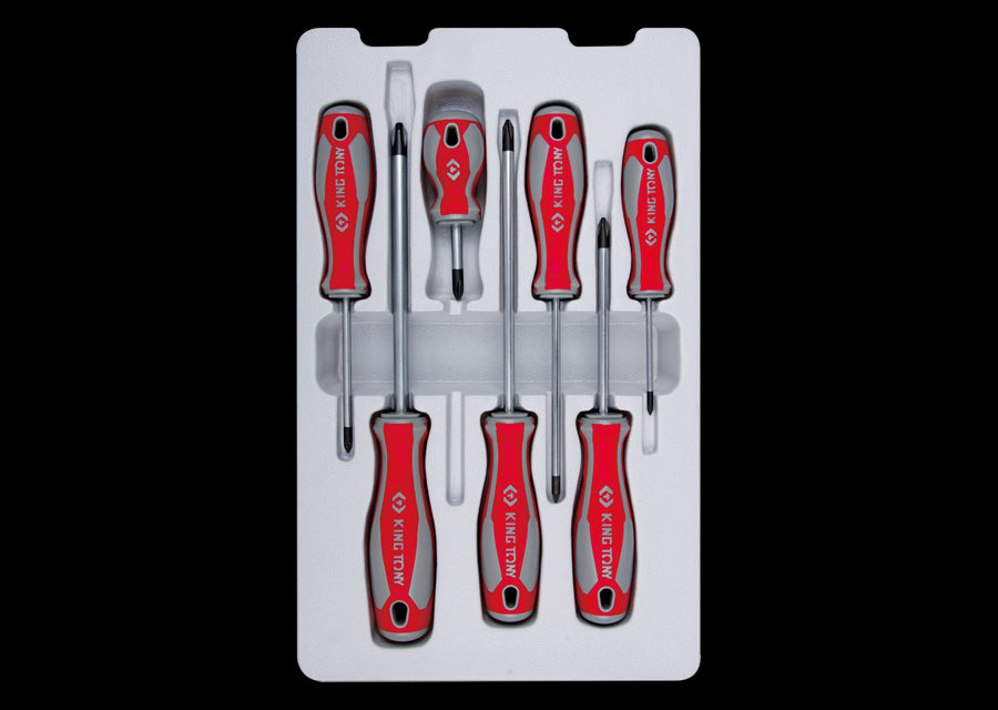KING TONY Profi-Werkzeuge - PHILLIPS Schraubendreherset - 7 tlg. 31107MR