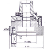 BERNARDO Spannmittel für Werkzeuge – Modell Spannzangenfutter 5C mit Aufnahme D1-5