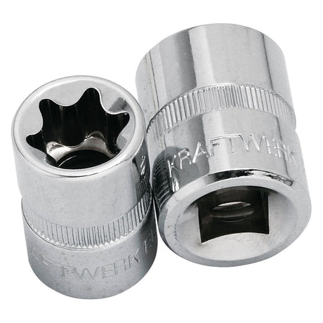 Kraftwerk PRO LINE 3/8" Steckschlüsseleinsatz Aussen TX, TORX, E18