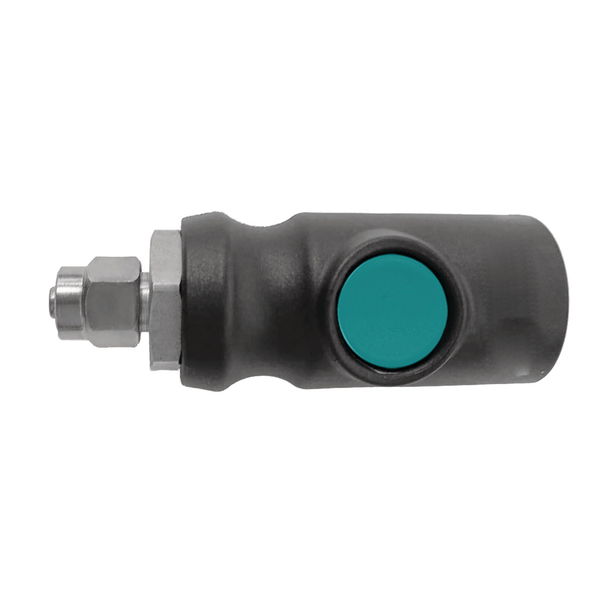 AIRCRAFT Einhand-Sicherheitsschnellkupplung  mit Kontermutter für 5mm Spiralschlauch SM-2203639