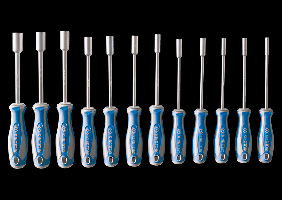 KING TONY Profi-Werkzeuge - Steckschlüssel, metrisch - 12 tlg. 30112MR