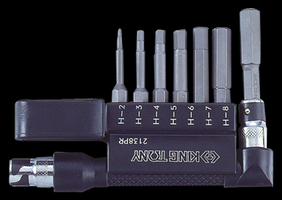KING TONY Profi-Werkzeuge - 6-Kant L-Schraubendreher-Set - 7 tlg. 2138PR