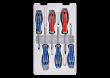 KING TONY Profi-Werkzeuge - Schlitz- und PHILLIPS®-Schraubendreher-Set - 6 tlg. 31216MR