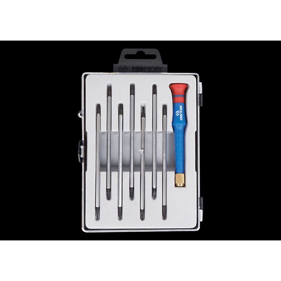KING TONY Profi-Werkzeuge - Miniatur-Doppel-Schraubendreher - 8  tlg. 32607MR