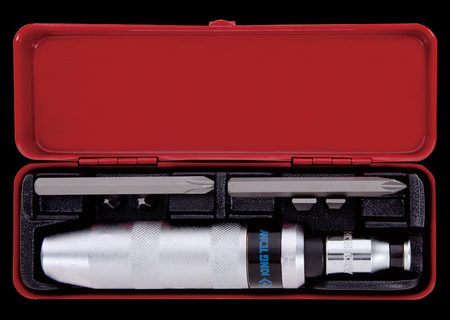 KING TONY Profi-Werkzeuge - Schlitz- und PHILLIPS®-Schraubendreherset, Heavy Duty - 8 tlg. 4108FR