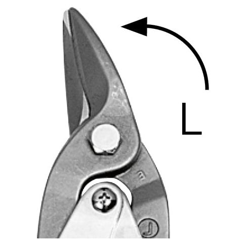 Kraftwerk Figuren- und Durchlaufschere, linksschneidend