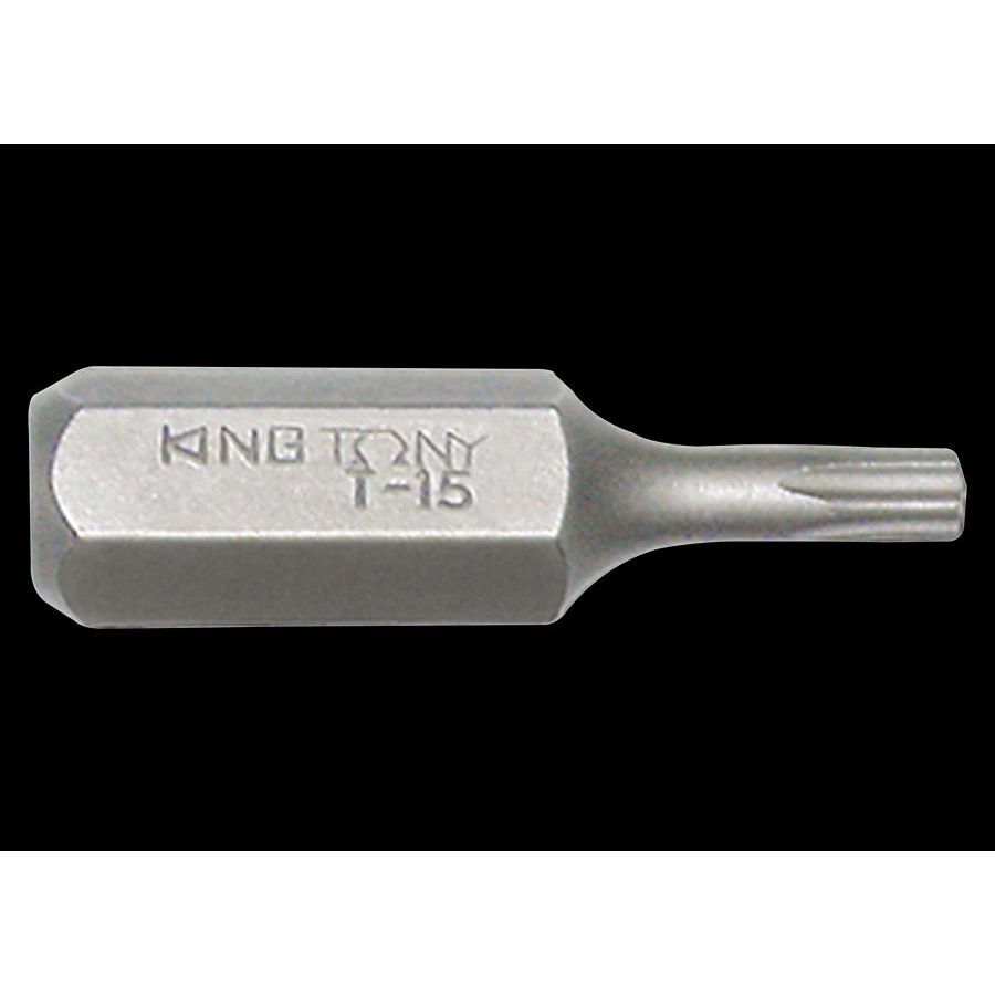 KING TONY Profi-Werkzeuge - TORX® Schraubendreher-Einsatz Bit, kurz - T25 183225T