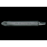 KING TONY Profi-Werkzeuge - 1/4" POZIDRIV® / Schlitz-Schrauben Umsteck-Bit - PZ1 / 4,5 x 0,6 mm 1360451Z