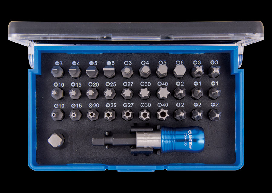 KING TONY Profi-Werkzeuge - 1/4" Biteinsatz-Koffer - 32 tlg. 1032CQ