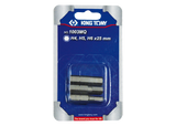 KING TONY Profi-Werkzeuge - 1/4" 6-Kant Einsatzbit-Set - 3 tlg. 1003MQ