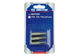 KING TONY Profi-Werkzeuge - 1/4" TORX® Einsatzbit-Set - 3 tlg. 1003TQ01