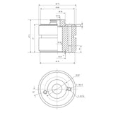 BERNARDO Spannmittel für Werkzeuge – Modell Schnellwechsel-Stahlhalter System Multifix Größe E