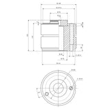 BERNARDO Spannmittel für Werkzeuge – Modell Schnellwechsel-Stahlhalter System Multifix Größe D