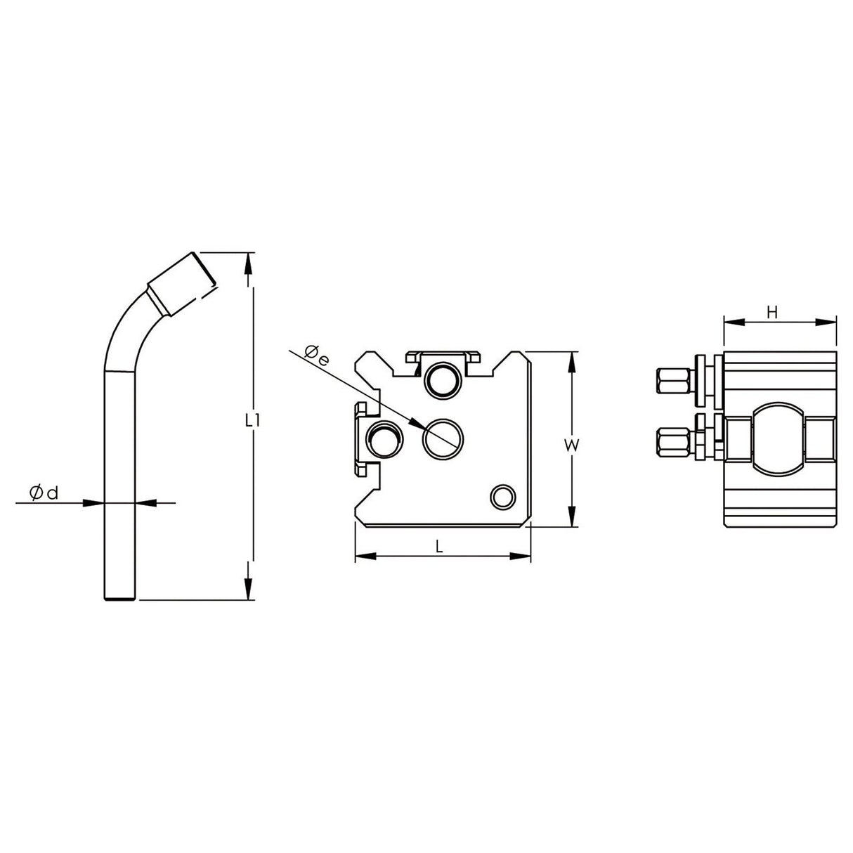 BERNARDO Spannmittel für Werkzeuge – Modell Schnellwechsel-Stahlhalter Modell Bernardo Gr. 30