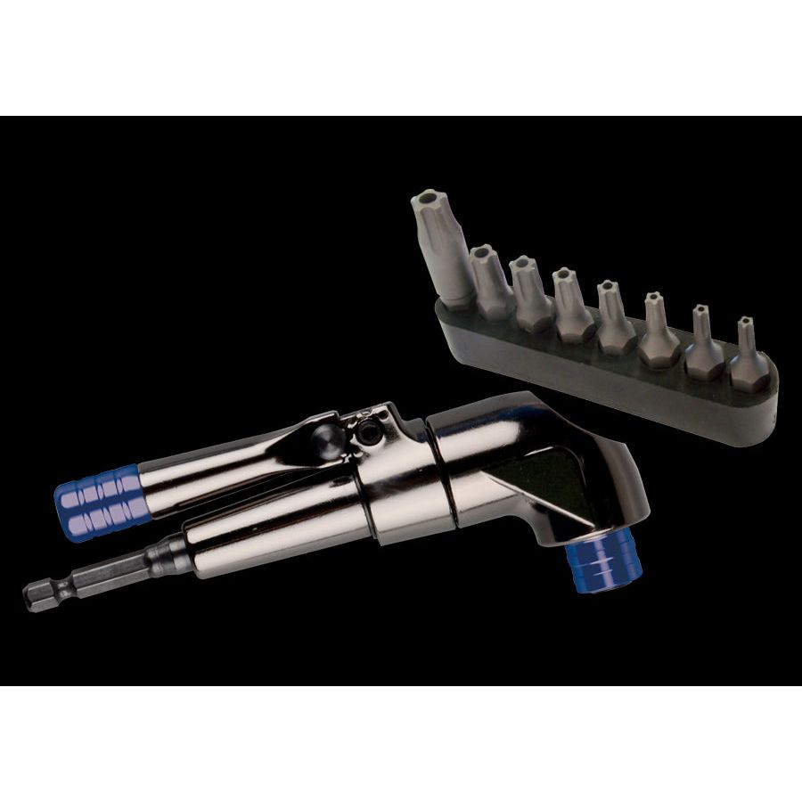 KING TONY Profi-Werkzeuge - 1/4" Adapter für Eckumlenkung, RESISTORX®Plus-Set - 9 tlg. 759140MR