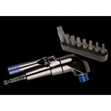 KING TONY Profi-Werkzeuge - 1/4" Adapter für Eckumlenkung, RESISTORX®Plus-Set - 9 tlg. 759140MR