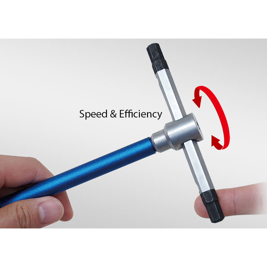 KING TONY Profi-Werkzeuge - T-Griff-Innensechskantschlüssel-Set - 8tlg. 23208MR