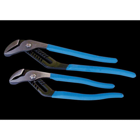 KING TONY Profi-Werkzeuge - Wasserpumpenzange mit Rillen-Gleitgelenk - 2 tlg. 40102GP
