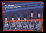 KING TONY Profi-Werkzeuge - Sprengringzangen-Set - 6 tlg. 42116GP