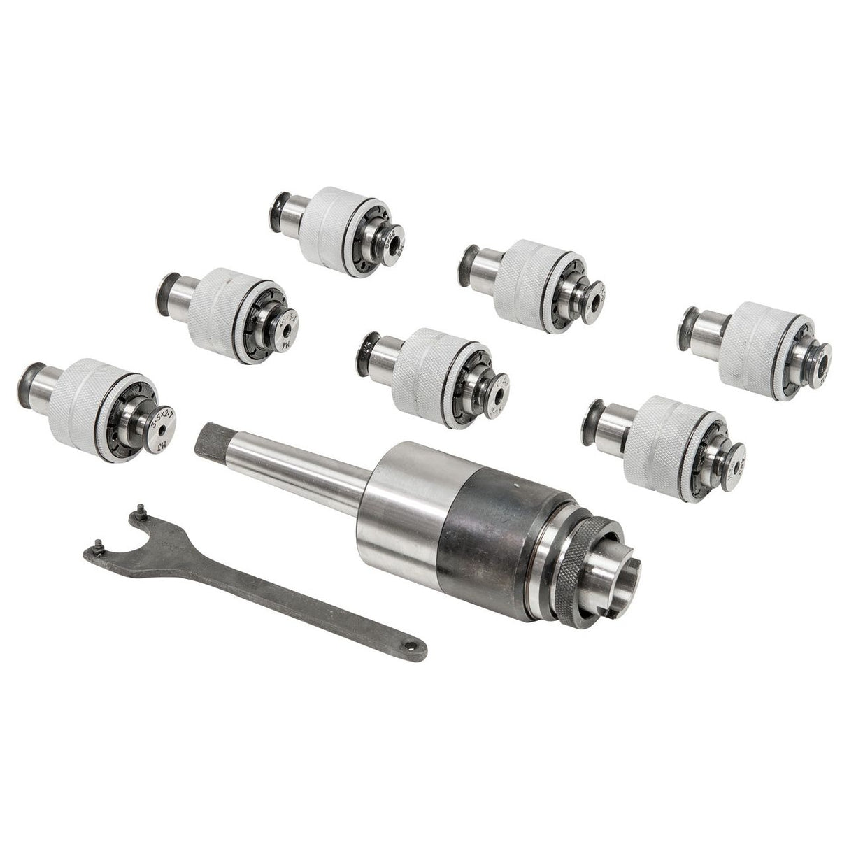 BERNARDO Spannmittel für Werkzeuge – Modell Gewindeschneid-Schnellwechselfutterset MK 2 / M3 - M12