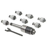 BERNARDO Spannmittel für Werkzeuge – Modell Gewindeschneid-Schnellwechselfutterset MK 3 / M3 - M12