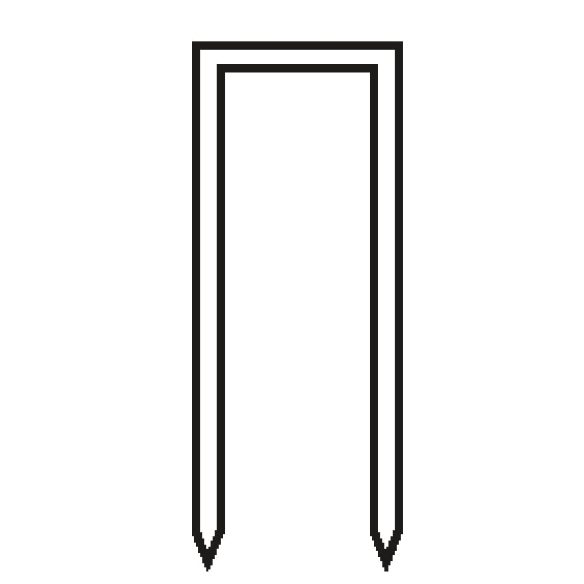 AIRCRAFT Klammern Typ 90  25 mm SM-2405325