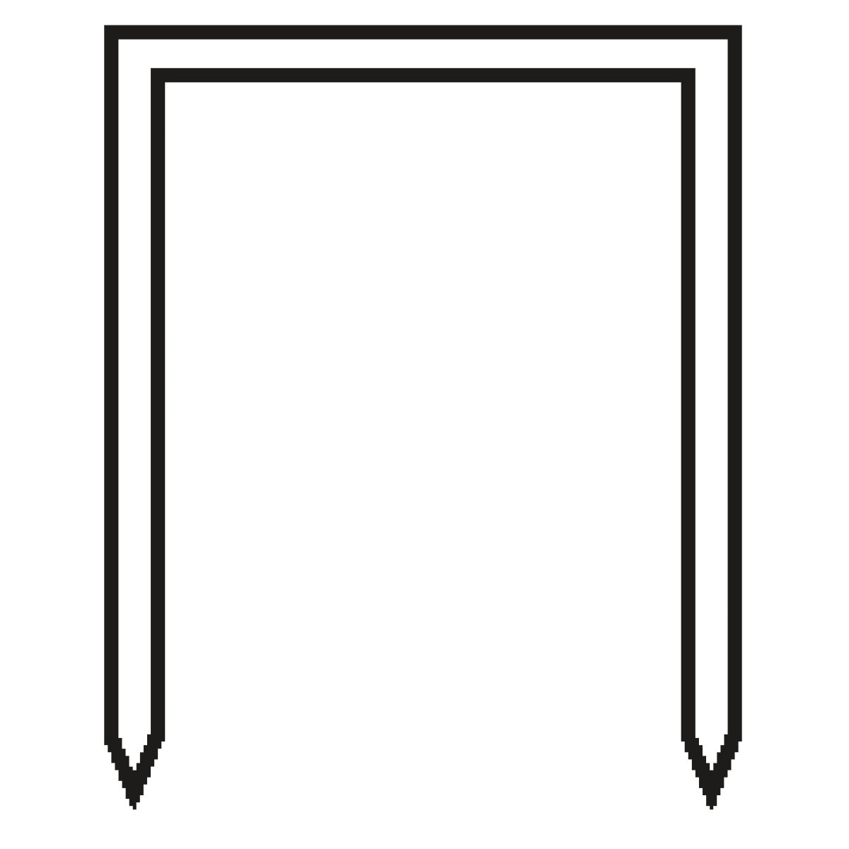 AIRCRAFT Klammern Typ 80  6 mm SM-2405406