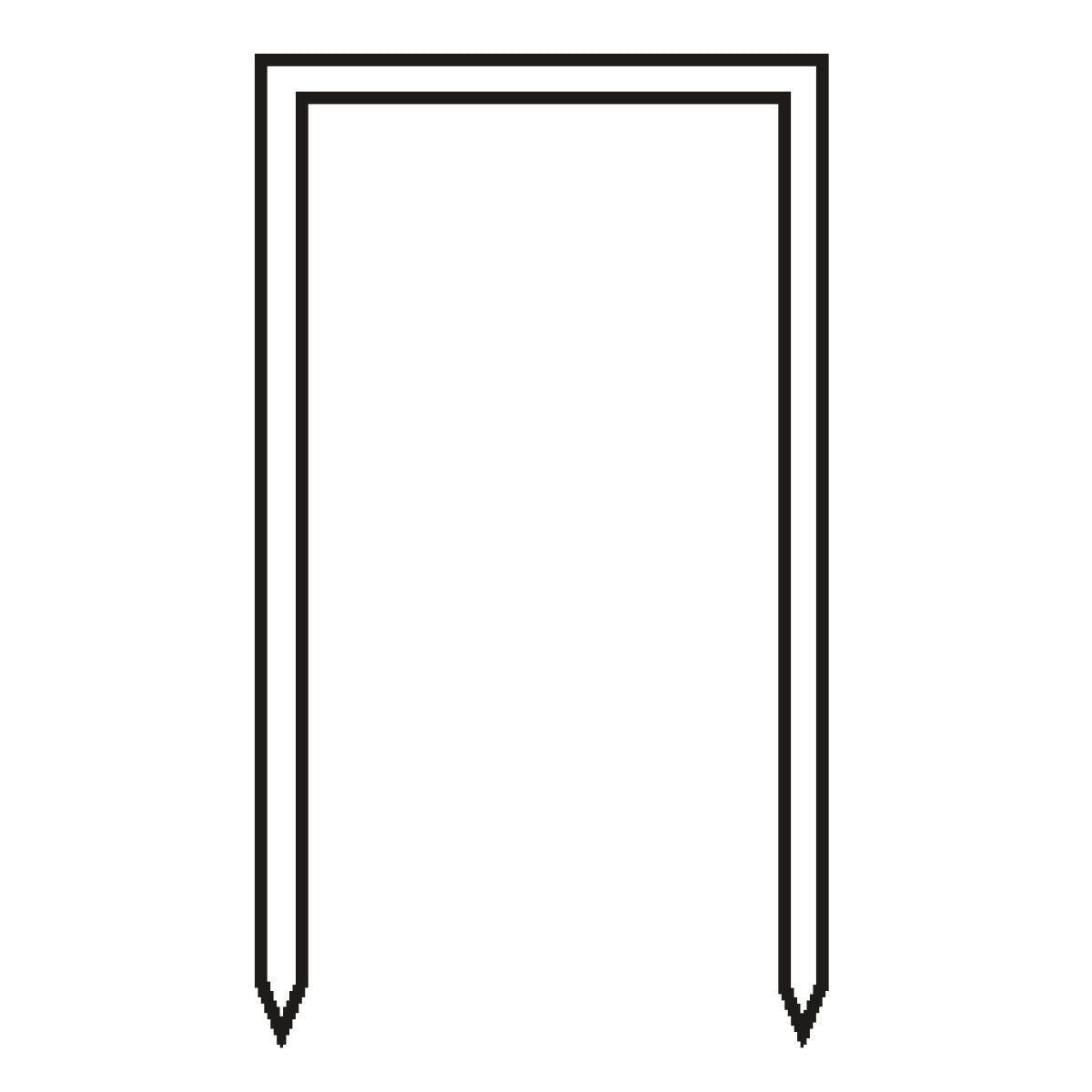 AIRCRAFT Klammern Typ 80  10 mm SM-2405410