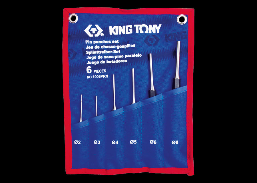 KING TONY Profi-Werkzeuge - Splinttreiber-Set - 6 tlg. 1006PRN