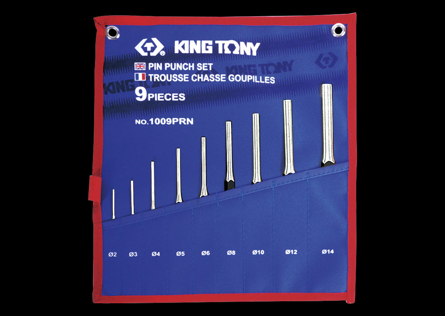 KING TONY Profi-Werkzeuge - Splinttreiber-Set - 9 tlg. 1009PRN