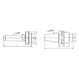 BERNARDO Spannmittel für Werkzeuge – Modell Aufnahmeschaft MK 3