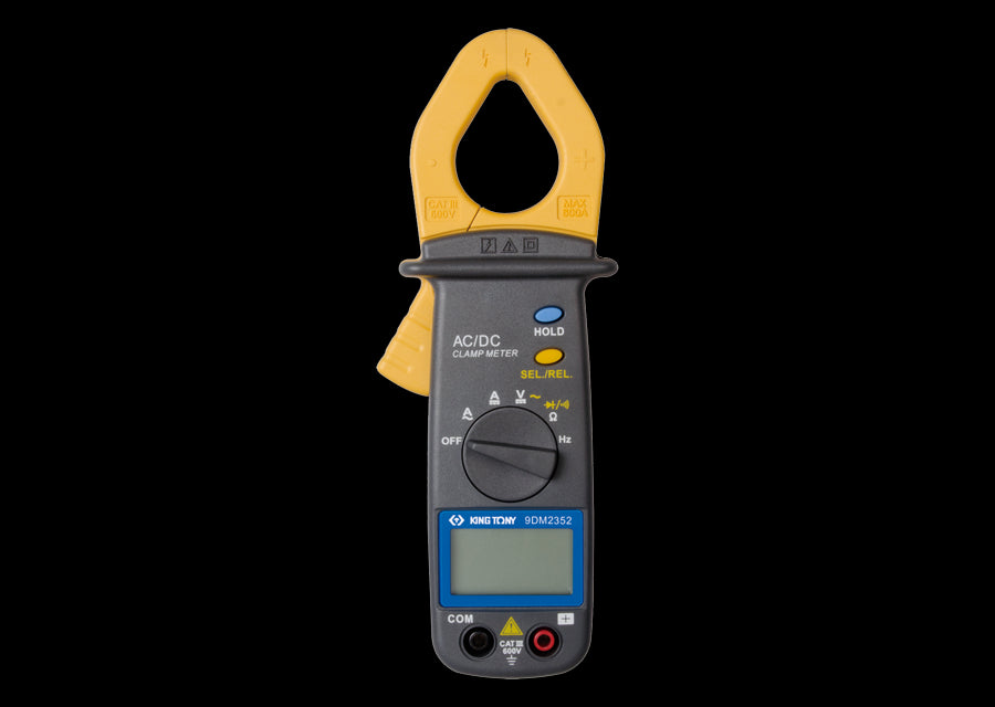 KING TONY Profi-Werkzeuge - Stromzange und Mehrzweck-Digitalmultimeter 600V AC/DC 9DM2352