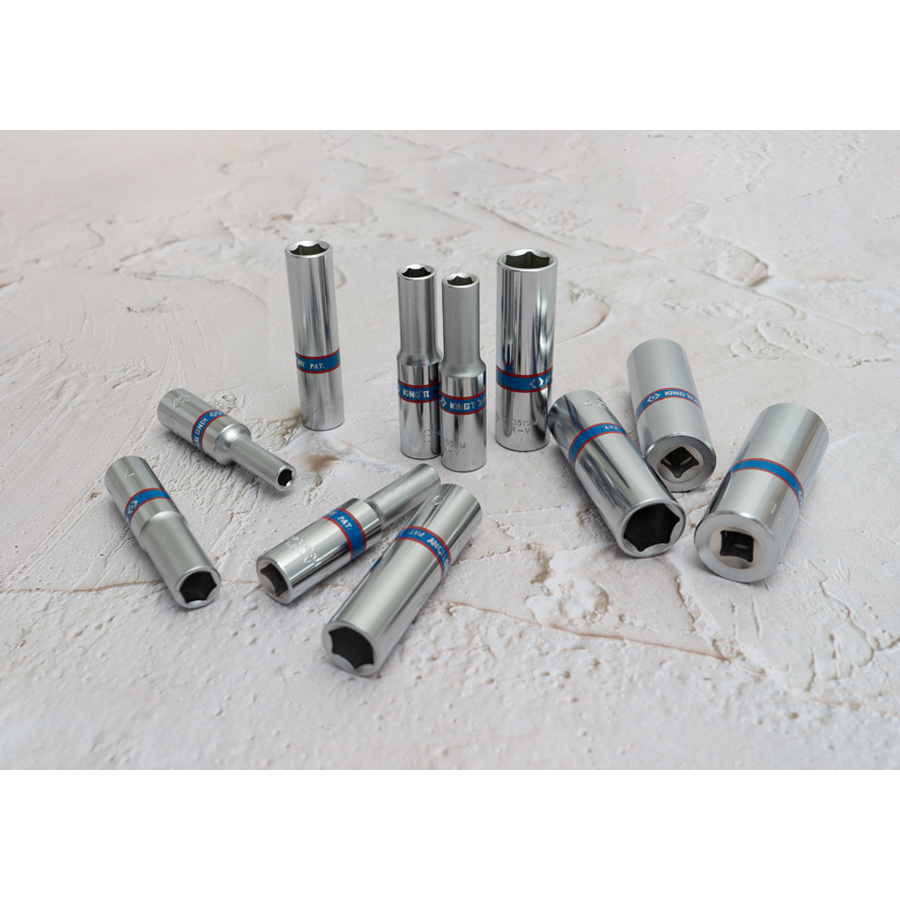 KING TONY Profi-Werkzeuge - 1/4" Steckschlüssel-Set, metrisch - 11 tlg. 2511MR