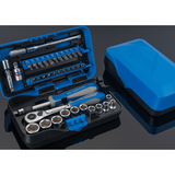 KING TONY Profi-Werkzeuge - 1/4" Steckschlüssel-Set - 39 tlg. 2539MR01AM