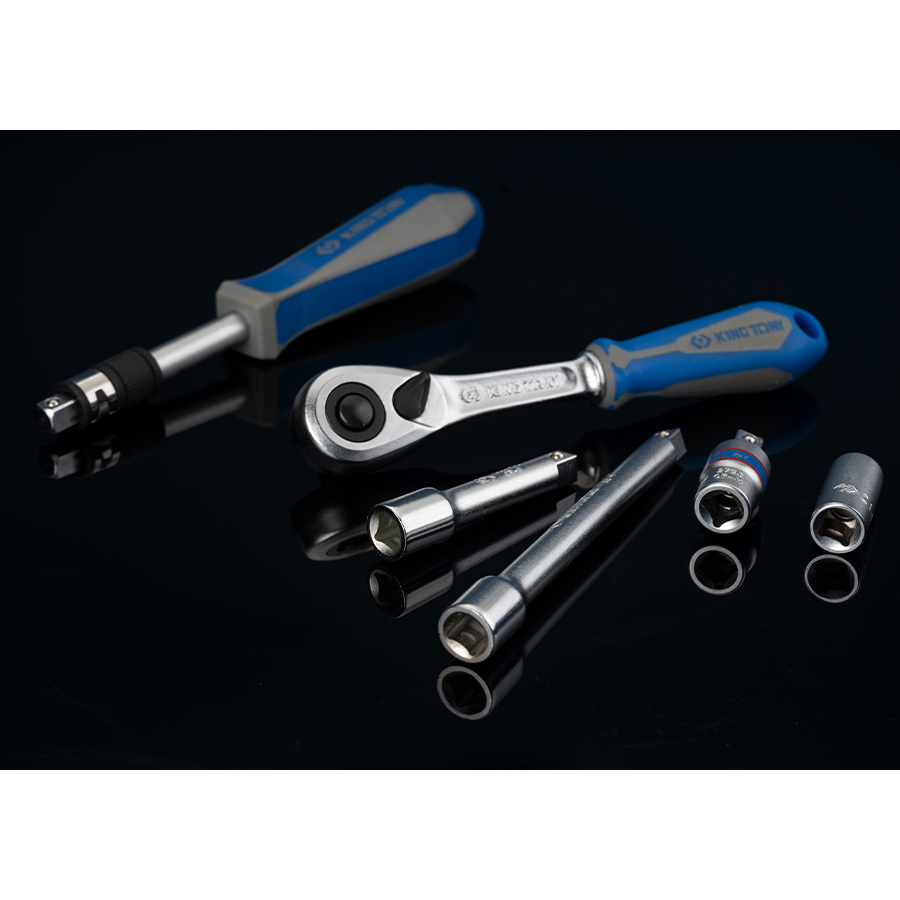 KING TONY Profi-Werkzeuge - 1/4" Steckschlüssel-Set - 39 tlg. 2539MR01AM