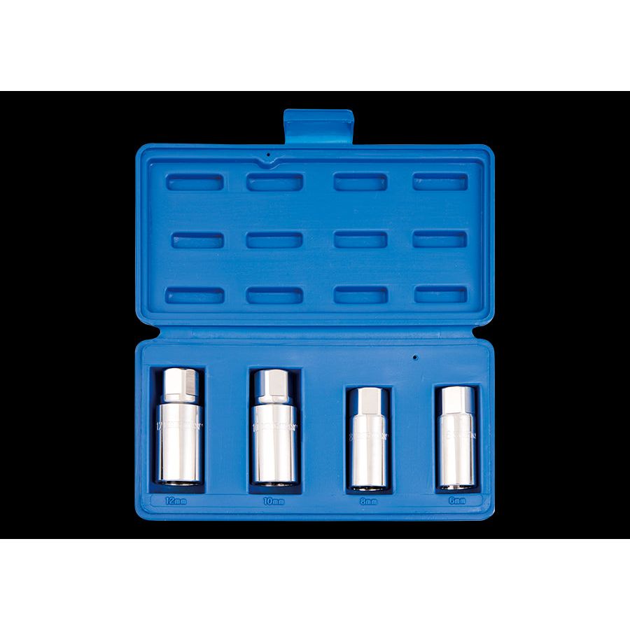 KING TONY Profi-Werkzeuge - Stehbolzenausdreher mit Gleitrollen-Set 9TD014