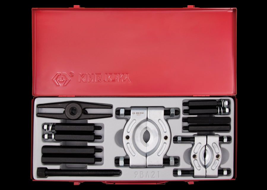 KING TONY Profi-Werkzeuge - Kugellager-Abzieher-Koffer, 20-95 mm - 10 tlg. 9BA21
