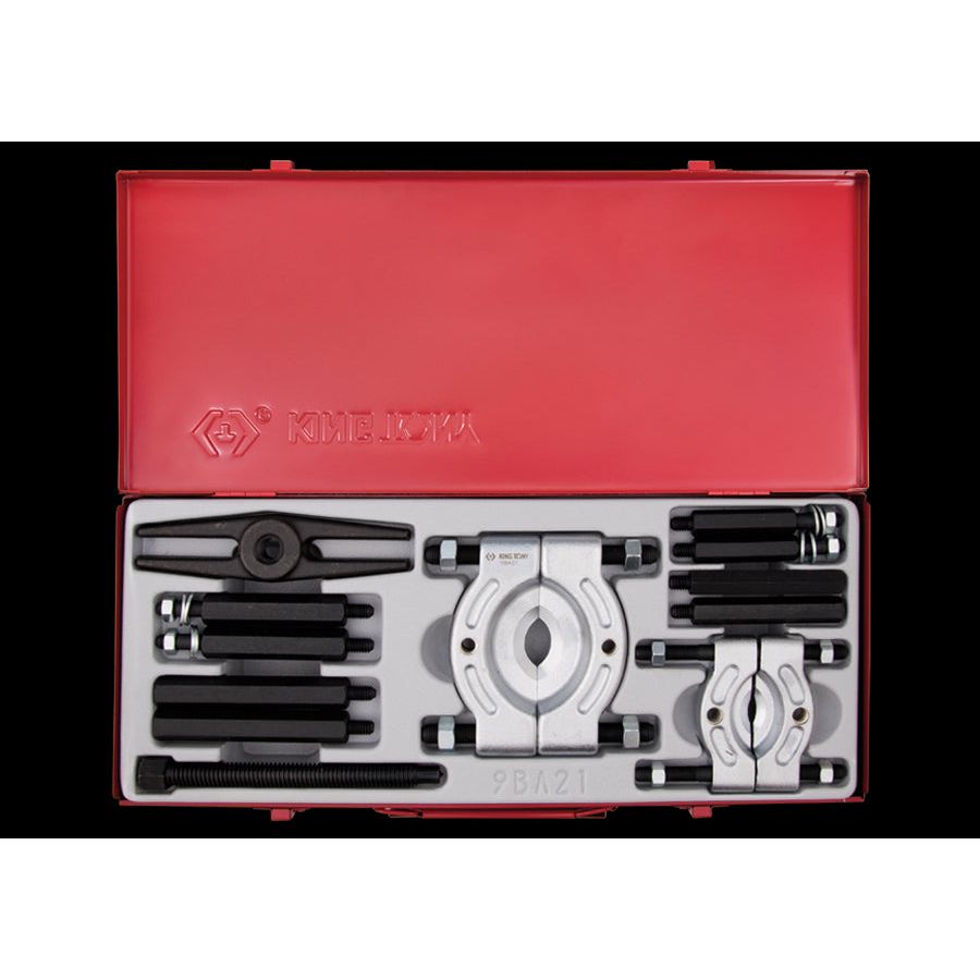 KING TONY Profi-Werkzeuge - Kugellager-Abzieher-Koffer, 20-95 mm - 10 tlg. 9BA21