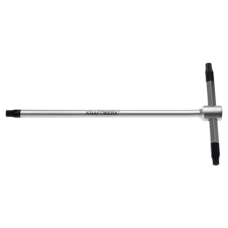 Kraftwerk Stiftschlüssel mit T-Griff TX, TORX mit Lochung, T10, TS10