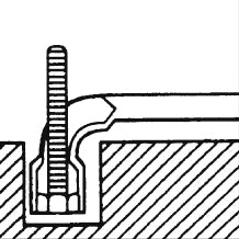KRAFTWERK 7 mm PRO LINE Doppelsteckschlüssel mit Bohrung, Aussen Sechskant, Doppel-Sechskant, 12-kant, Pfeifenkopfschlüssel, - KW-2598-07