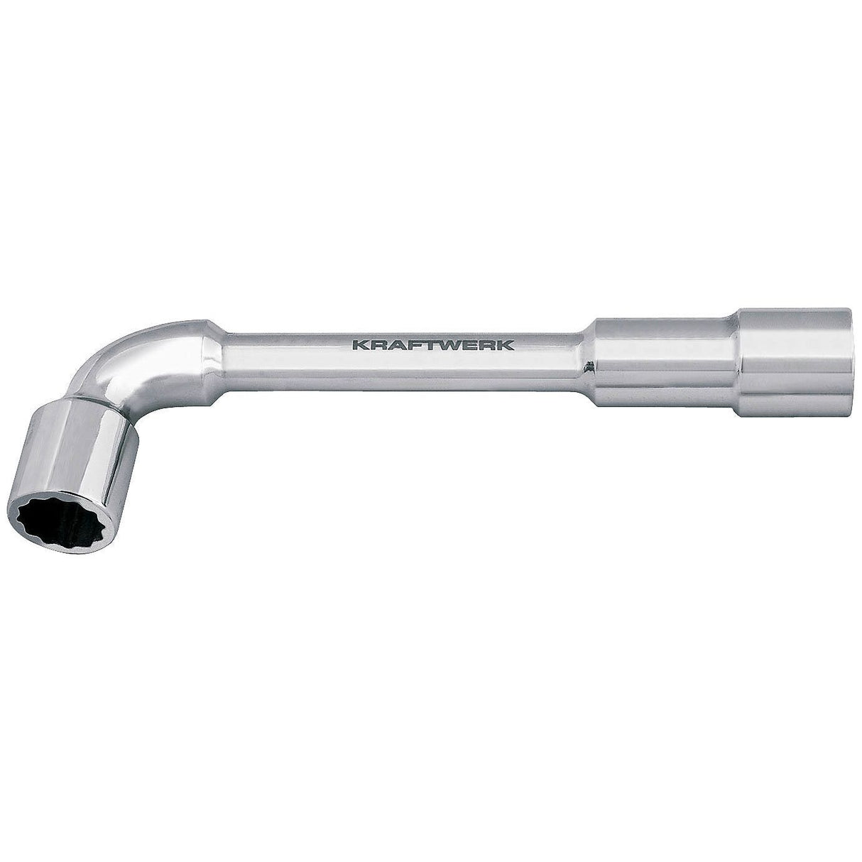 Kraftwerk PRO LINE Doppelsteckschlüssel mit Bohrung, Aussen Sechskant, Doppel-Sechskant, 12-kant, Pfeifenkopfschlüssel, 22 mm