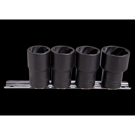 KING TONY Profi-Werkzeuge - 1/2" Steckschlüssel-Set - 4 tlg. 9TD034MR