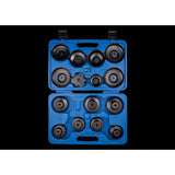 KING TONY Profi-Werkzeuge - Ölfilterschlüssel-Set - 16 tlg. 9AE2016