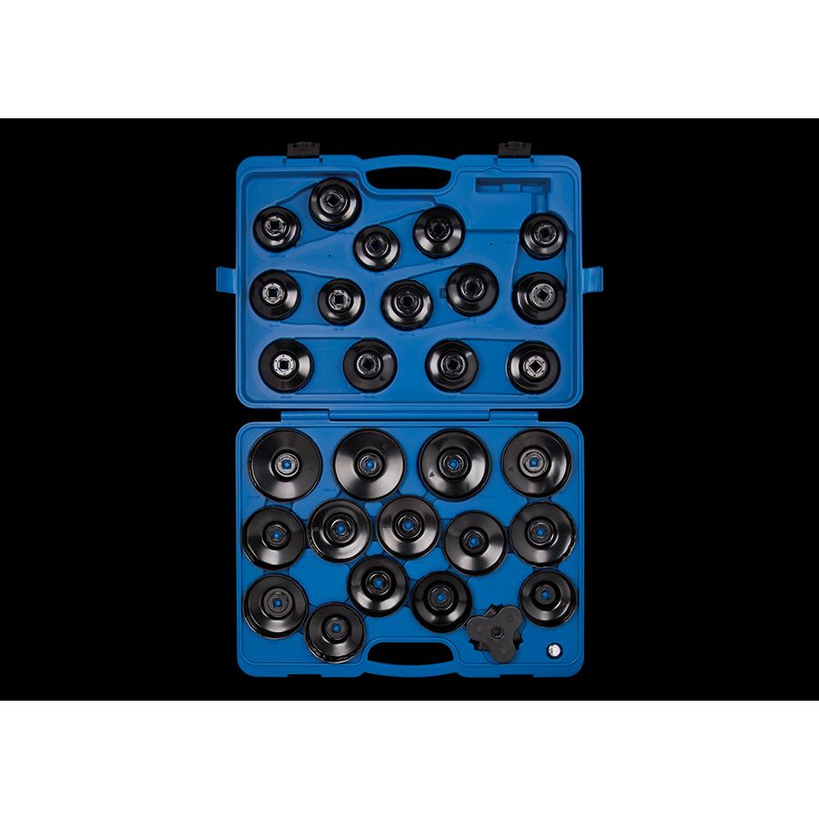 KING TONY Profi-Werkzeuge - Ölfilterglocken-Set - 30 tlg. 9AE6030