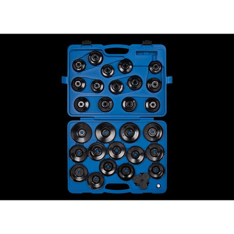 KING TONY Profi-Werkzeuge - Ölfilterglocken-Set - 30 tlg. 9AE6030