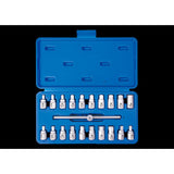 KING TONY Profi-Werkzeuge - Ölablass-Schrauben-Set - 21 tlg. 9AR11