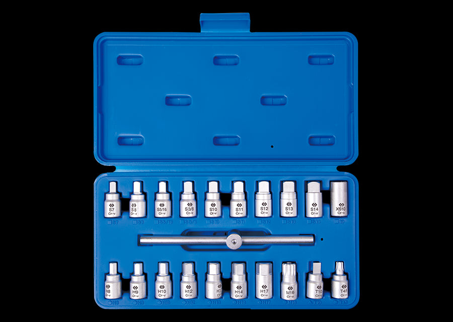 KING TONY Profi-Werkzeuge - Ölablass-Schrauben-Set - 21 tlg. 9AR11